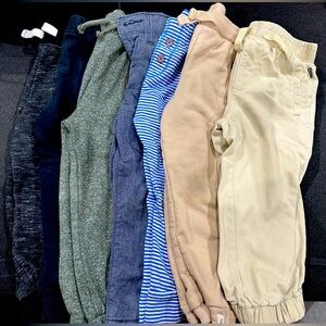 7 Pack Toddler Pants/Trousers - Size: 24m/2T